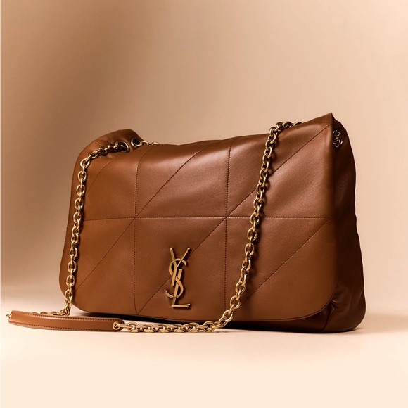 Saint Laurent Jamie 4.3 Shoulder Bag Quilted Leather Small Light Fox - Picture 1 of 16